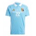 Maillot de foot Belgique Jeremy Doku #22 Extérieur vêtements Europe 2024 Manches Courtes